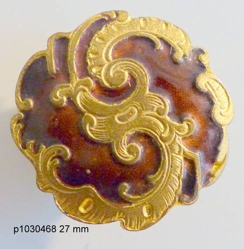 Bouton emaille 27 mm - emaille,