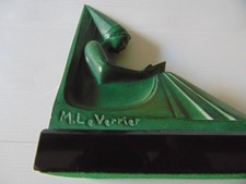 MAX LE VERRIER 1 PAIRE DE SERRE LIVRES ART DECO.