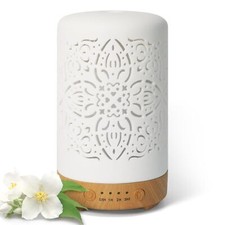 Diffuseur d'huiles essentielles 100ml Diffuseur d'aromathérapie en céramique ...