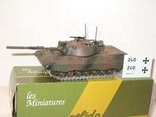 SOLIDO, Char allemand leopard  camouflé militaire + planche décalcs