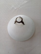 Abat jour ancien en Verre opalescent avec sa douille d'origine