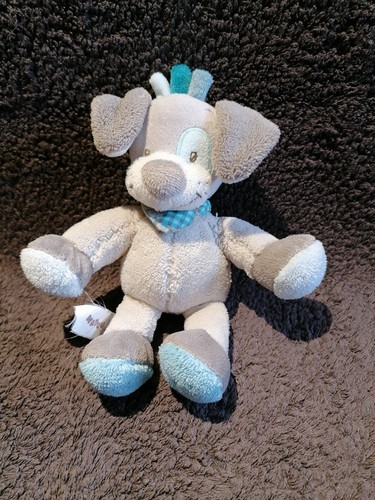 Doudou peluche grelot chien