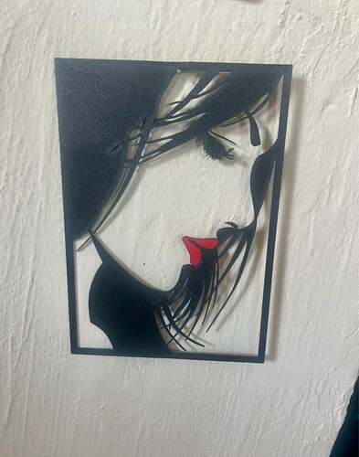 Femme abstrait mural art - femme,
