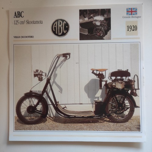 Carte fiche moto - carte,