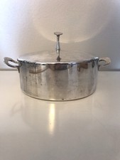 Silverplate Reed & Barton Casserole Midcentury Modern 1163