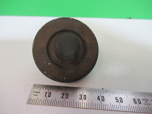Antique bausch lomb brass knob - antique,