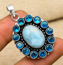 Larimar, Blue Topaz Gemstone
