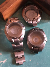 Lot 3X Boitiers Montre SEIKO 8F560020 et Autres Similaires dont Titanium