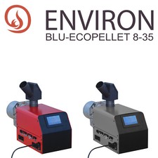 Environ Brûleur À Pellets BLUE-ECOPELLET 35 KW Avec Contrôle
