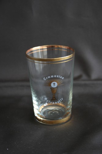 Verre communion ancien - de,