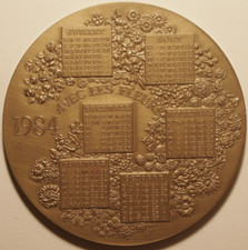 Grande Médaille Monnaie de Paris, Calendrier 1984 !!