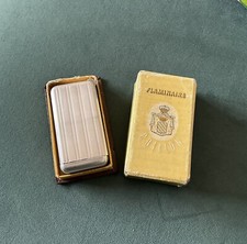 Briquet Flaminaire Crillon Quercia En Argent 1945-1950
