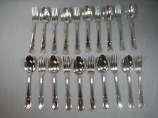 Lot de 10 couverts de table, 20 pièces (Cuillères+Fourchettes)