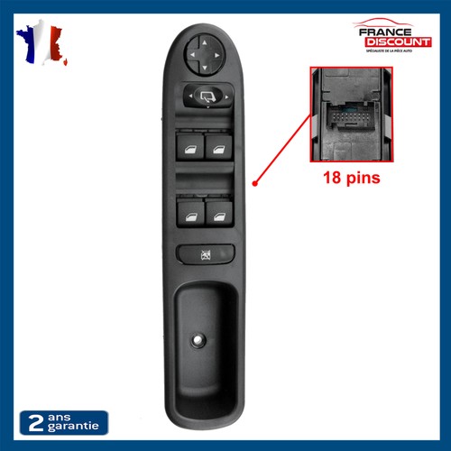 Bouton leve vitre - bouton, avant