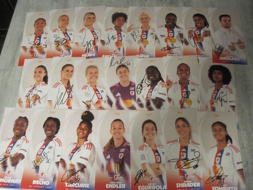 Cartes officielles féminines - cartes,