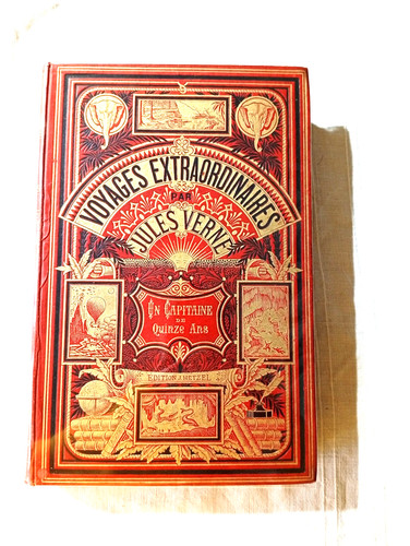 Cartonnage jules verne hetzel - cartonnage,