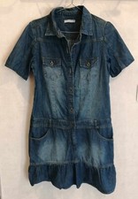 Robe en jean bleu tout coton T36 Blancheporte (2306121)