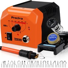 Kit de Pyrographie Gravure pour Bois 40 W/220 V Pyrographe Professionnel Régl...