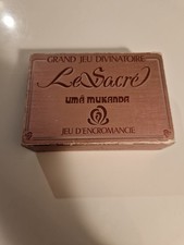 GRAND JEU DIVINATOIRE LE SACRÉ UMA MUKANDA 1980 COMPLET TAROT ANCIEN ÉSOTÉRISME 