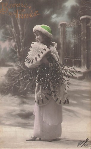 Bonne annee femme chapeau - annee,