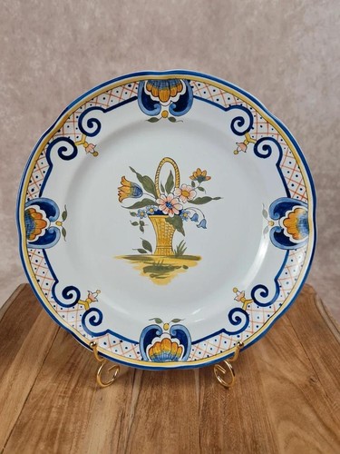 Assiette ancienne faïence - en,