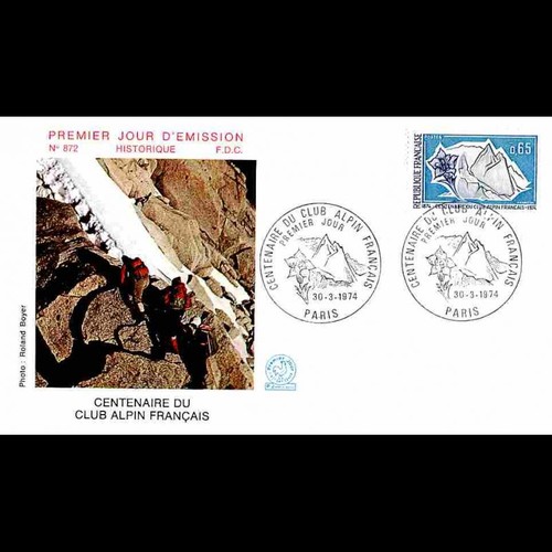 Fdc 872 centenaire du - fdc,