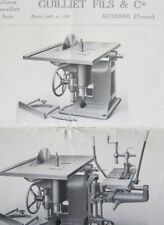 Alsace-Publicité -Machines à travailler le bois -GUILLET FILS-Auxerre- vers 1930