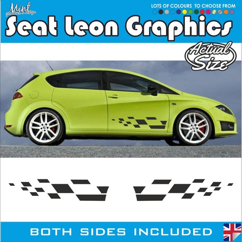Seat leon side stripes - leon, fr