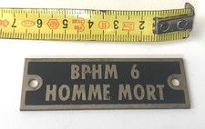 ANCIENNE PLAQUE ALSTHOM