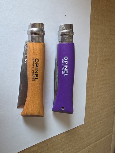 Lot couteaux opinel - de, a