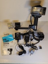 Kit Flash : Sunpak 3600 Thyristor + Remote Sensor CA-5 + QBC-5 + CL-2 + AD-26E