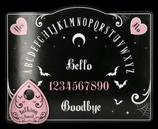Planche Ouija - Rose Noir - Prédiction Magique Invocation De Fantômes Halloween