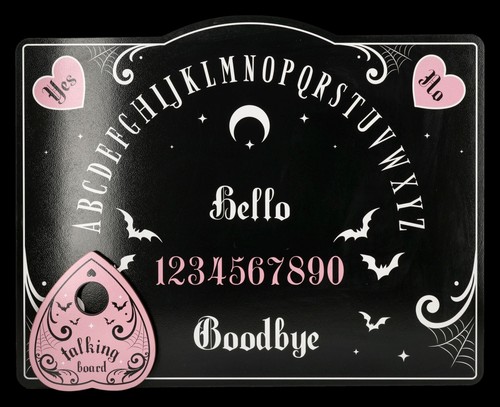 Planche ouija rose noir - ouija,