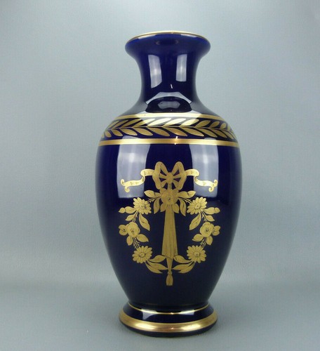 Vase bleu faïence de - bleu, en
