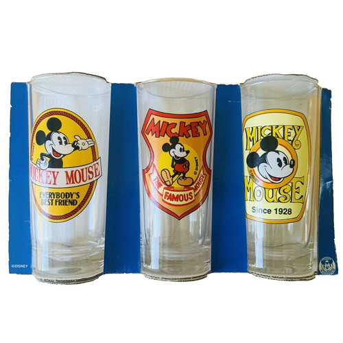 Verres vintage disney mickey - 3,