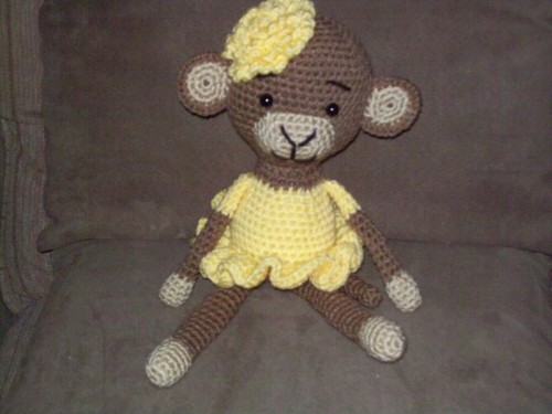 Crochet party monkey - crochet, in