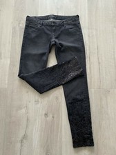 Pantalon femme / Jeans GUESS noir avec sequins