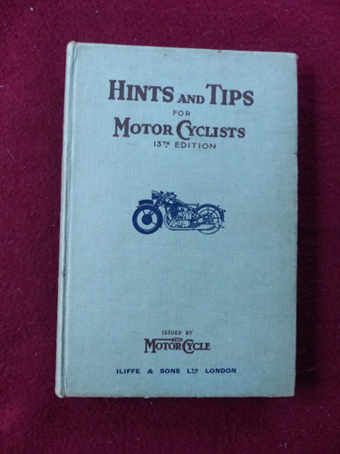 Livre moto hints - livre, tips