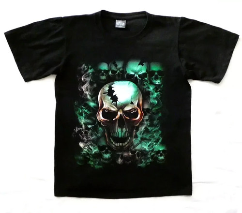 Shirt skull death noir - skull,