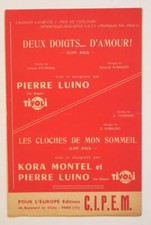 Partition vintage sheet music