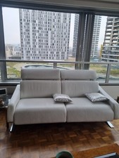 salon cuir blanc duvivier