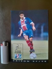 Carte RAI PSG.Saison 97/98