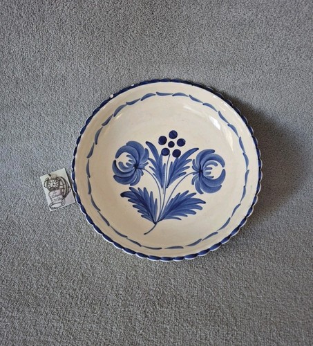 Assiette creuse décor floral