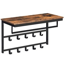 Porte-Manteaux Mural Étagère