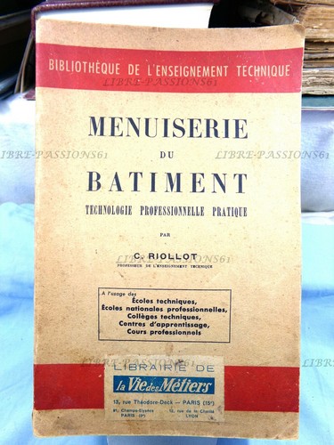 Menuiserie batiment c - du,