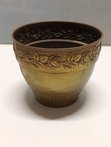 Ancien cache pot - en, laiton