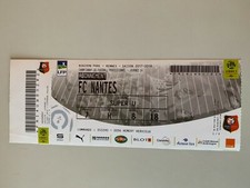 TICKET MATCH RENNES - FC NANTES 25 NOVEMBRE 2017 - CHAMPIONNAT DE FRANCE