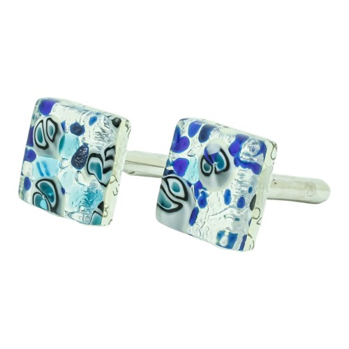 Boutons manchette verre - boutons,