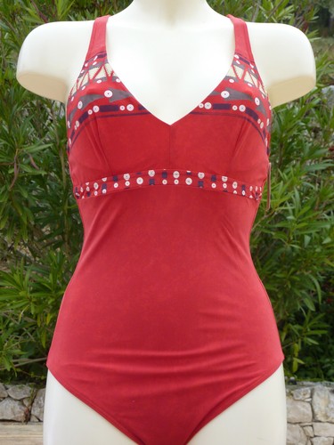 Maillot bain pearl rouge - bain, 1