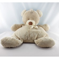 Doudou range pyjama ours beige avec écharpe NICOTOY - 13795